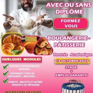 CFPPRAH : Formation Professionnelle en Boulangerie-Pâtisserie – Rentrée Octobre 2025