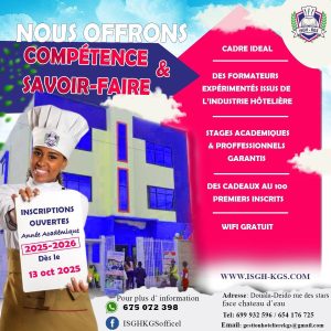 ISGH-KGS : Inscriptions Ouvertes 2025-2026 – Compétence & Savoir-Faire Garantis !
